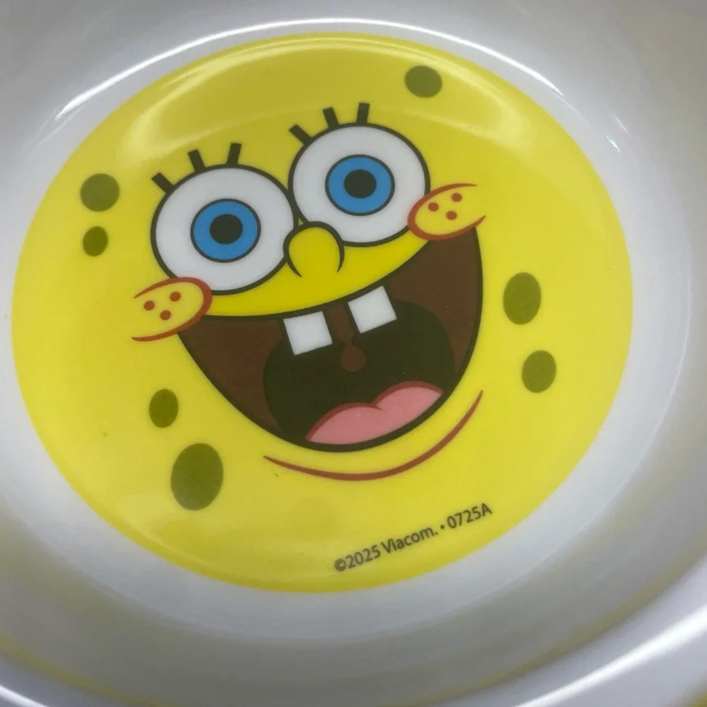 Nostalgic Sponge Bob Food Water Cat Bowl By Nickelodeon 6